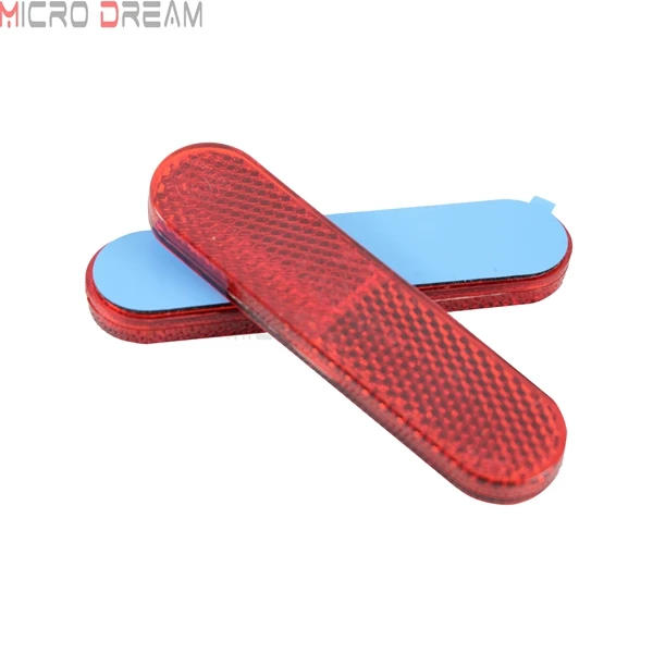 

Красные отражатели 2 шт., пластиковые отражатели, вилка для мотоцикла, вездехода, внедорожника, грузовика, универсальные наклейки, предупреждение о безопасности