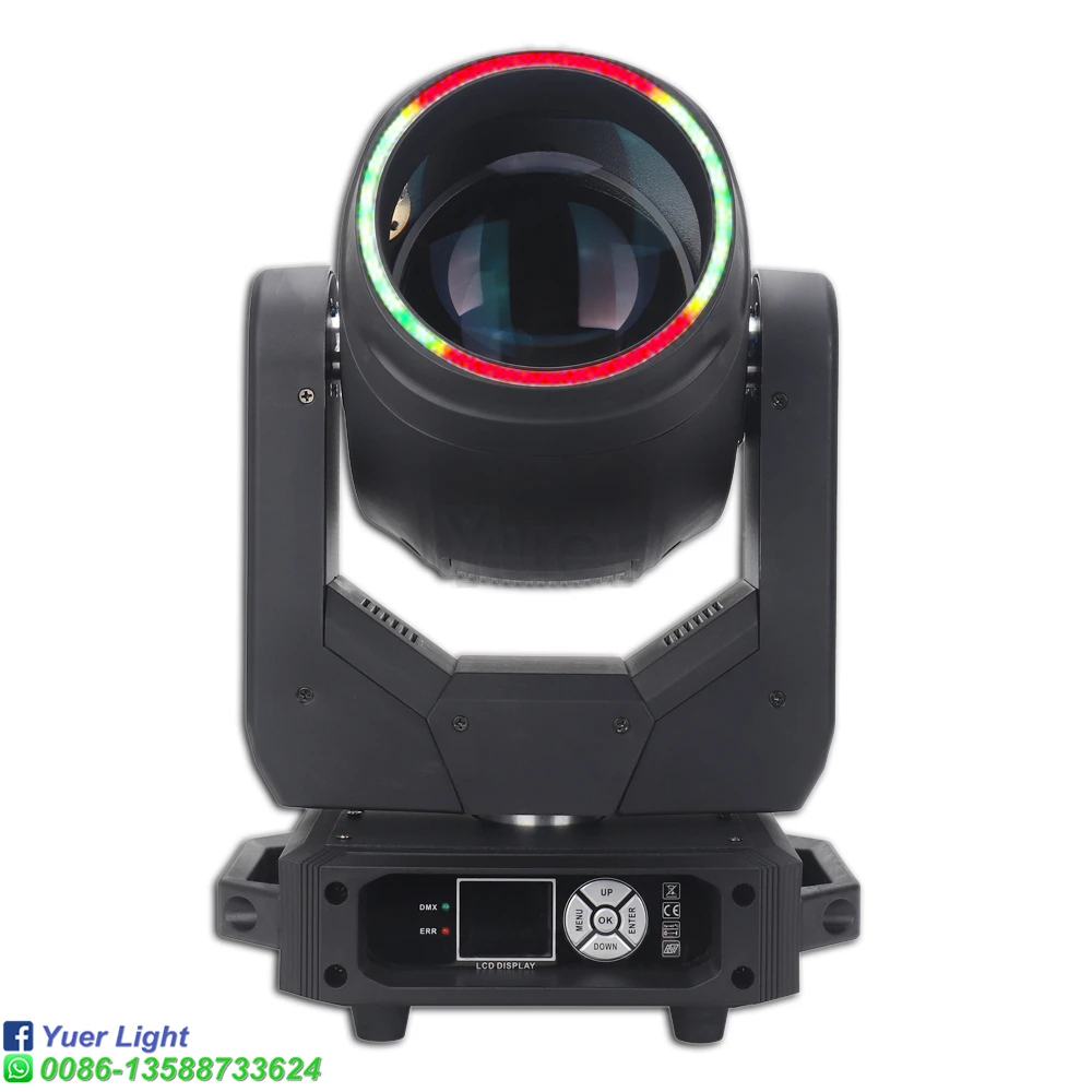 4 шт./лот Beam PRO 200 Вт светодиодное освещение с подвижной головкой и кольцо мороз для