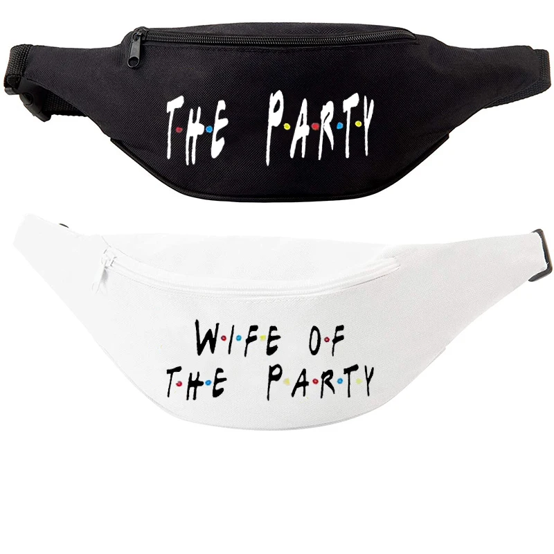 

Wife of the Party fanny pack beach Friends Theme Bride to be Bachelorette party bridal shower Honeymoon Bridesmaid proposal gift