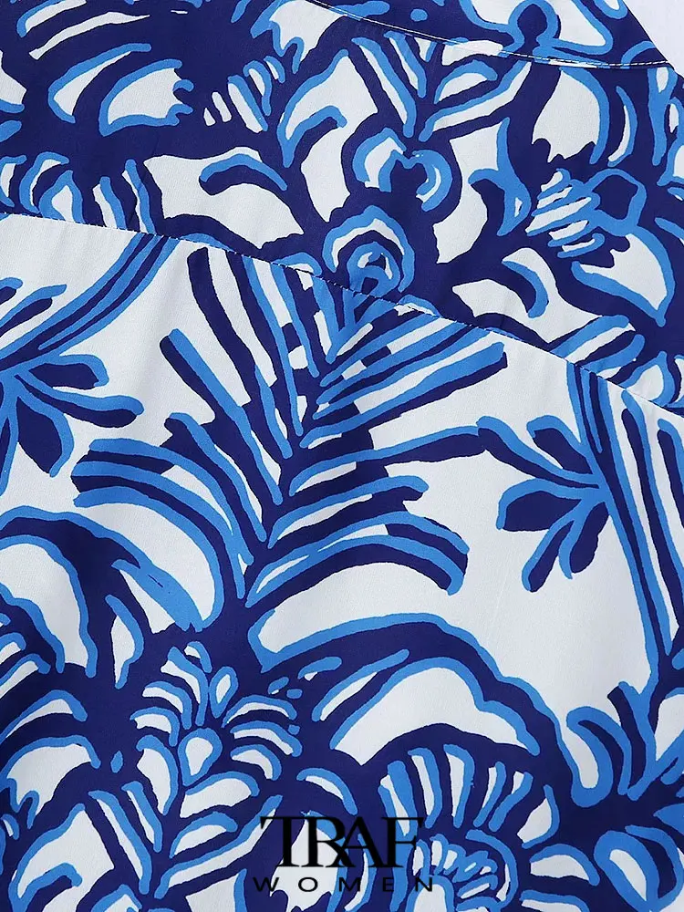 Блузка Женская Асимметричная с длинным рукавом и принтом Тотем | одежда