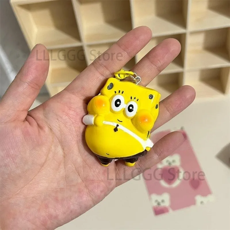 Губка Боб брелок для ключей Патрик звезда мультфильм милый сумка очаровательные