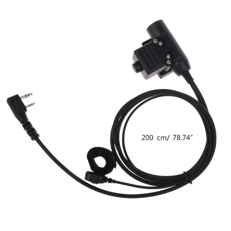 U94 with Finger  Button PTT Switch for TK-3107 TK-3207 TK-3207G TK-3230 TK-3160 TK-2160 TK-1118 TK-278 2 Way Radio