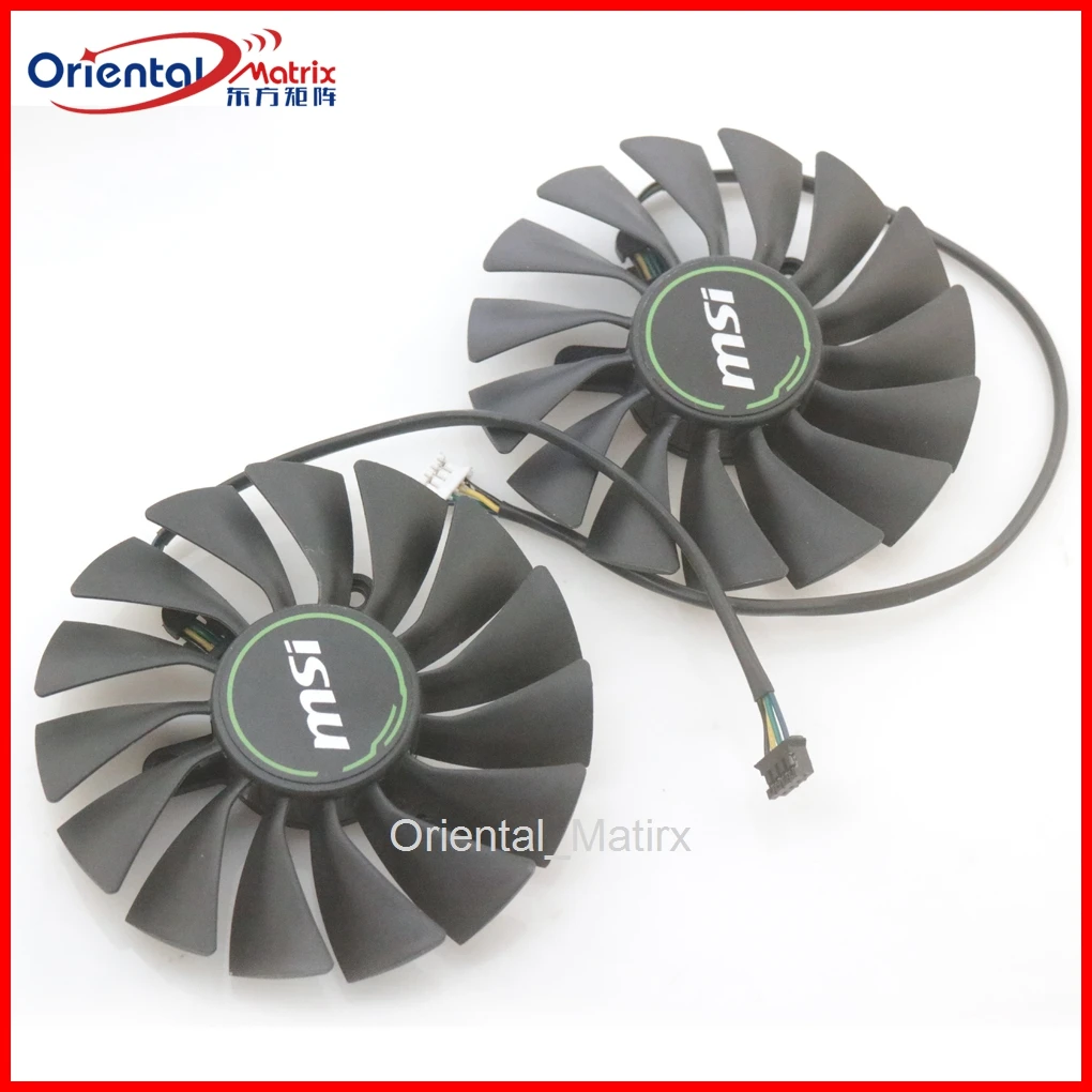 Бесплатная доставка, вентилятор VGA для видеокарты MSI RTX2080 RTX2080ti VENTUS, 88 мм, 12 В, 0,55 А, 4 контакта