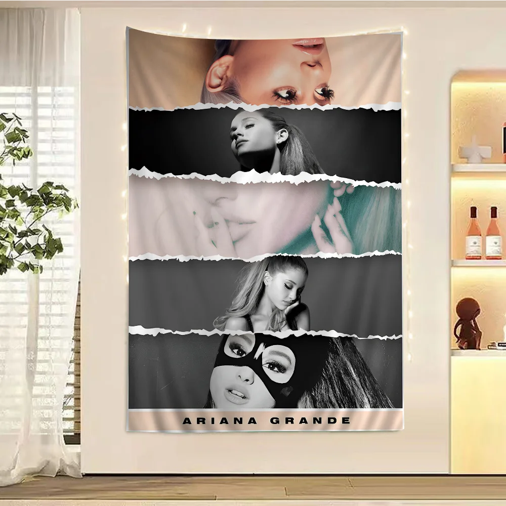 Музыкальный Художественный Постер Ariana Grande Большой Настенный Гобелен Полиэстер