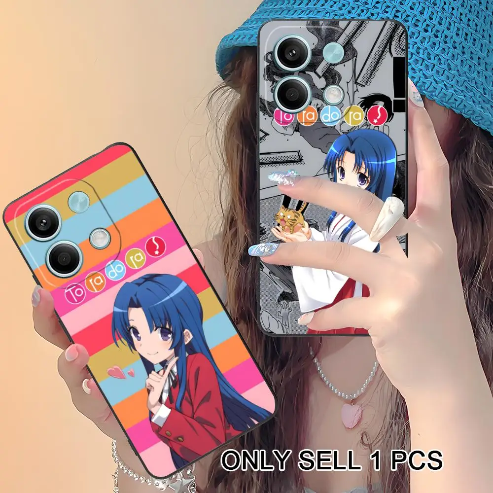Фото Чехол для телефона Toradora Kawashima для Xiaomi Redmi Note 14 13 12 11 S Pro Plus 4G 5G, мягкий противоударный чехол из ТПУ №5