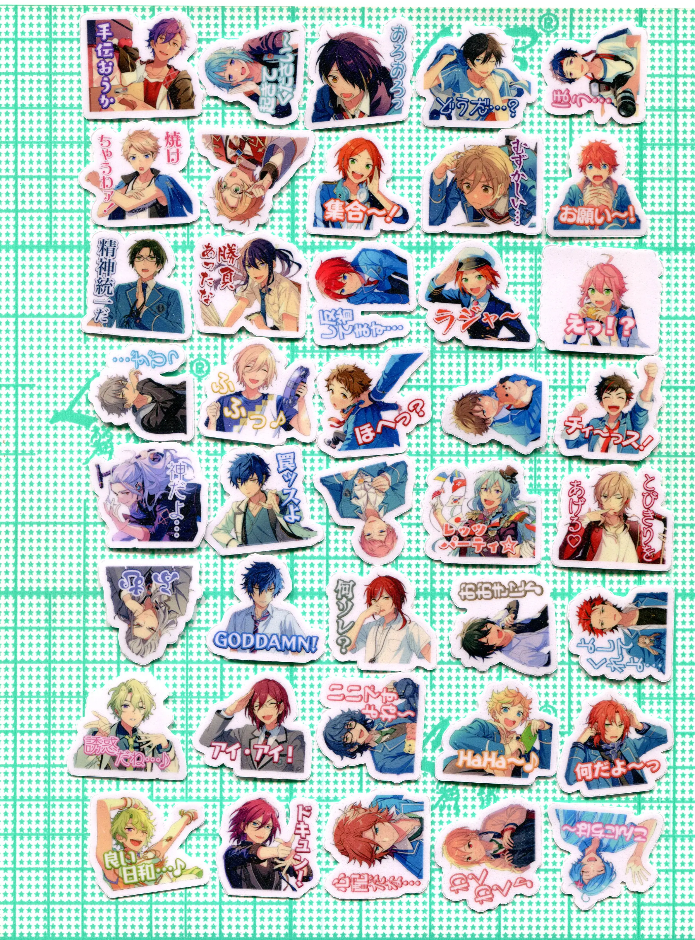 

40pcs(pack) 3CM Ensemble Stars DIY Adhesive Diary Sticker Scrapbook Z1001