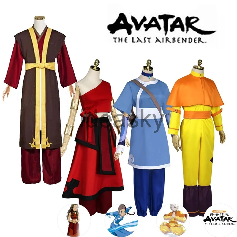 Аватар Последний пневматический принц Zuko принцесса Май Косплей Костюм Аниме