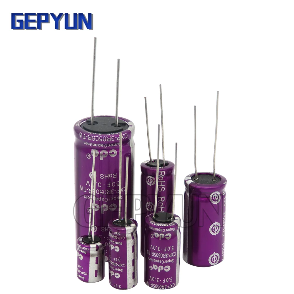 Суперконденсатор фарад конденсатор 3 0 в CDA 1F 2.0F 3.3F 5F 7F 10F 15F 20F 25F 30F 50F 60F 100F 120F 1 шт. |
