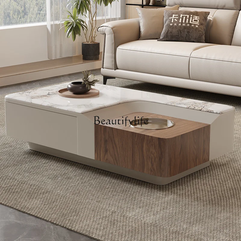 Новый журнальный столик из микрокристаллического камня для гостиной небольшой