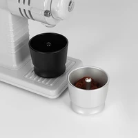 coffee dosing ring aluminum alloy intelligent powder feeder grinder brewing bowl cup barista tool for ek43 5158mm coffee tamper