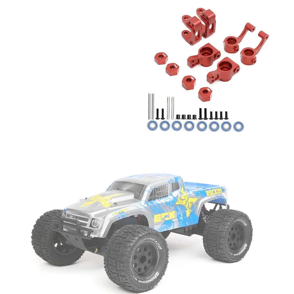 Магнитный блок Задняя Ступица и шестигранные адаптеры для 1/10 ECX 2WD серии Ruckus Torment