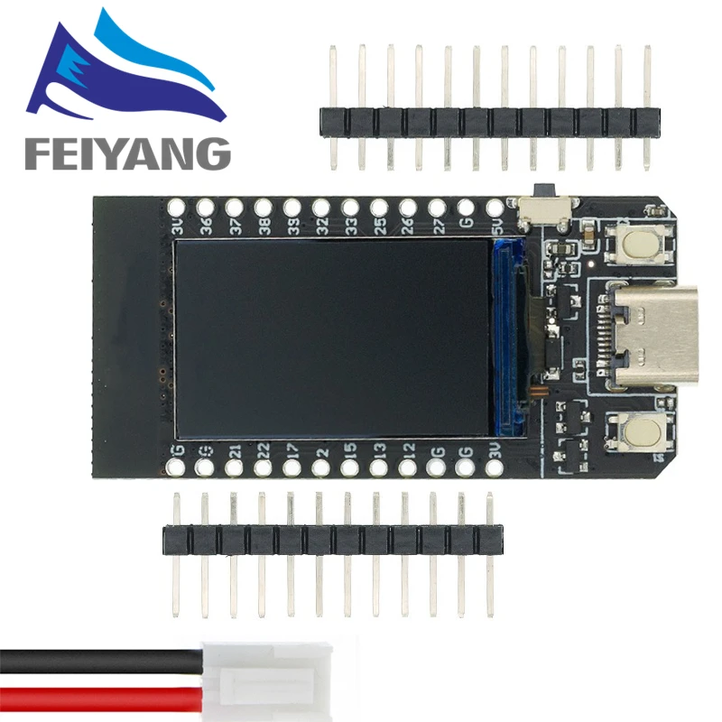 Макетная плата модуля T-Display ESP32 WiFi E Bluetooth для Ar duino 1 14 дюймов LCD 16 Мб | Электронные