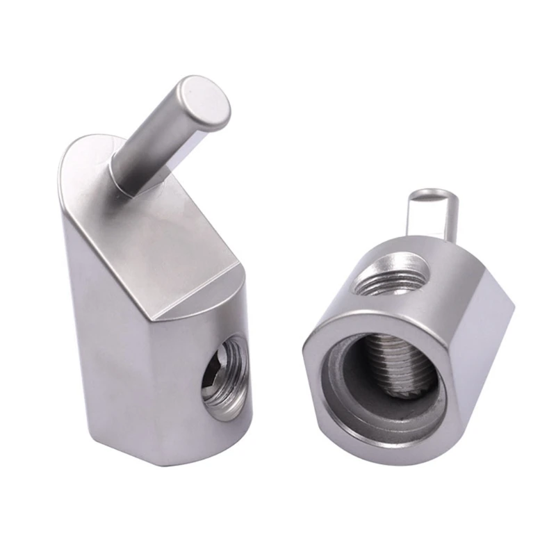 

2 Pack 1/0 Gauge to 4 Gauge Wire Reducer Car Power/Ground Amp Input Reducer Adapter Aluminum for Automotive- F19A