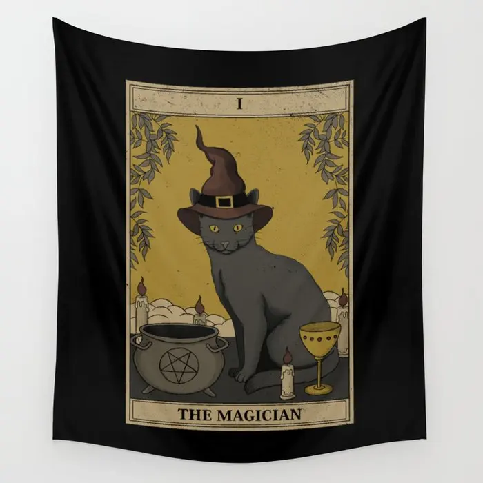 

Фоновое настенное покрывало Magician, украшение для дома, одеяло, спальни, настенные подвесные гобелены для украшения гостиной