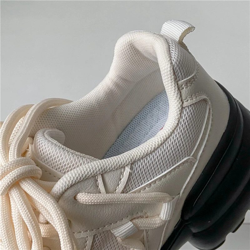 Thick Soled Increasing Hoes Womens Sport Shoes Women Chunky Platform Sneakers Women Harajuku Sneakers Lolita Running Shoes