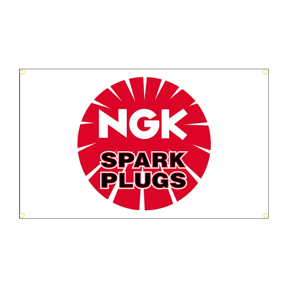 Флаг полиэстер NGKS 90x150 см автомобильный гоночный