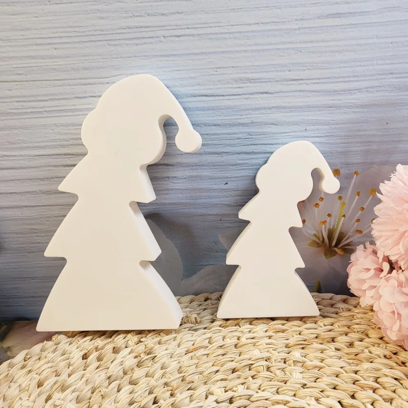 Гипсовые штукатурные формы для новогодней елки в шляпе сделай сам 2025