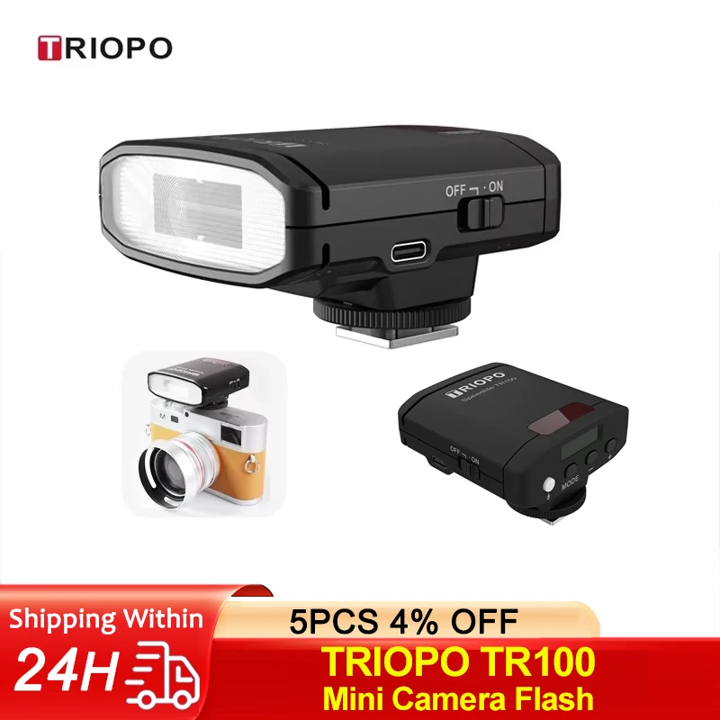 Мини-вспышка TRIOPO TR100 для Sony Canon Fujifilm