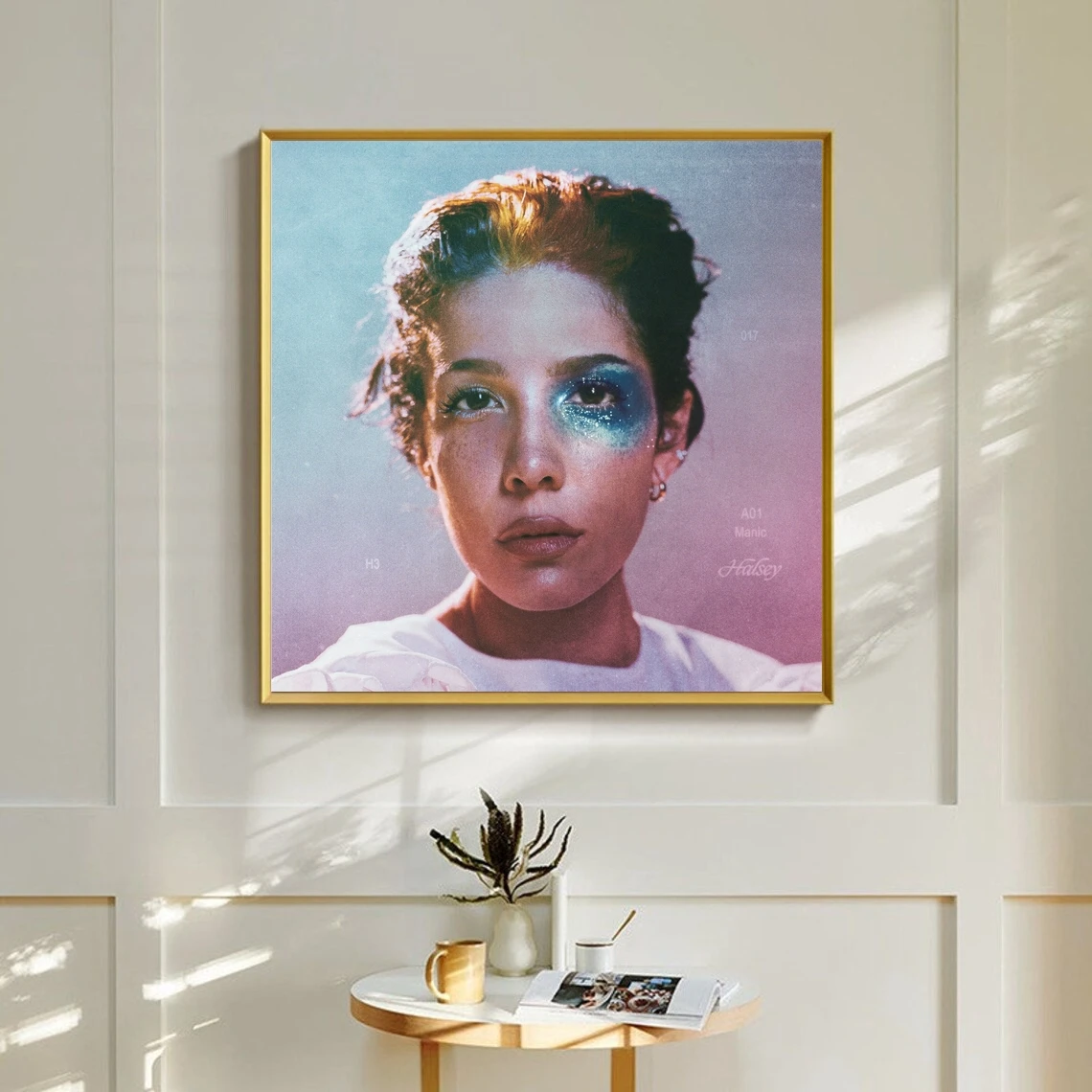 Музыкальный альбом Halsey Manic постер на холсте художественный принт домашний декор