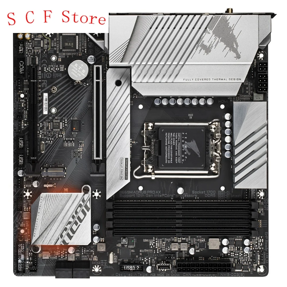 

Материнская плата Micro ATX для ПК B660M AORUS PRO AX DDR5, Gigabyte LGA1700, поддержка 12-го ЦПУ 4 * DDR5 128 ГБ