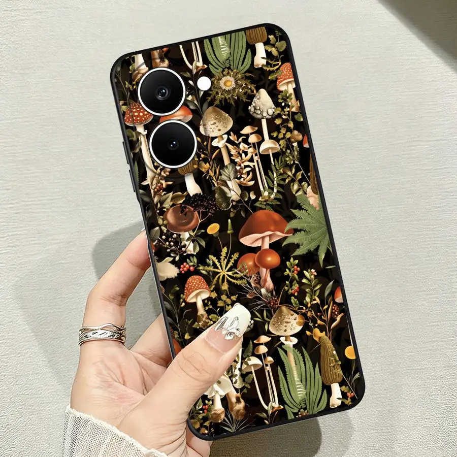 Чехол для телефона Xiaomi Poco F8 M5 C75 C50 F3 C71 C61 F1 M3 M4 M7 Pro X3 X4 X5 X7 Pro с мультяшным рисунком гриба (art.: 3920db0353bbe) - 3920db0353bbe