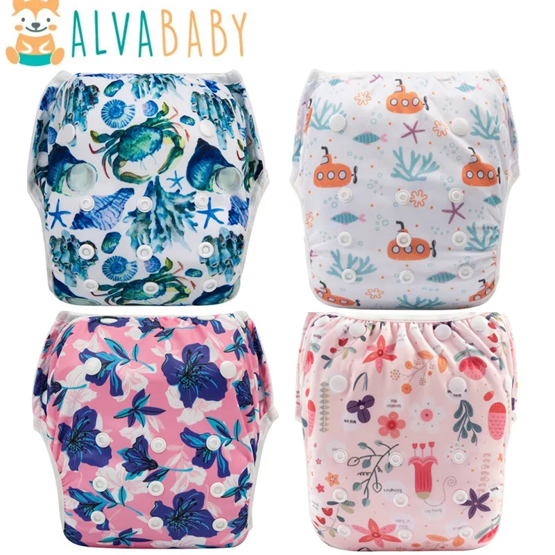 U PICK ALVABABY детский многоразовый подгузник для плавания