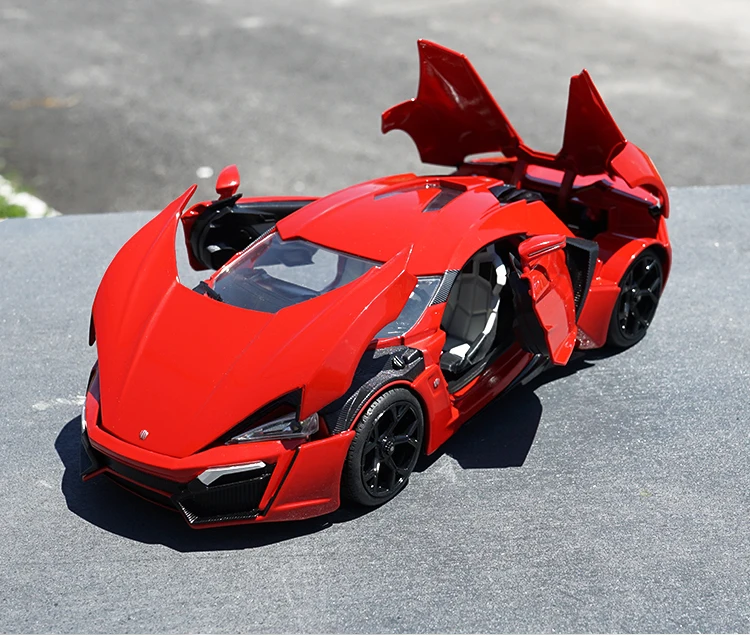 

1:18 Diecast Alloy Metal Vehicles JADA Lykan Car Model Collectible Gifts Souvenir Toys