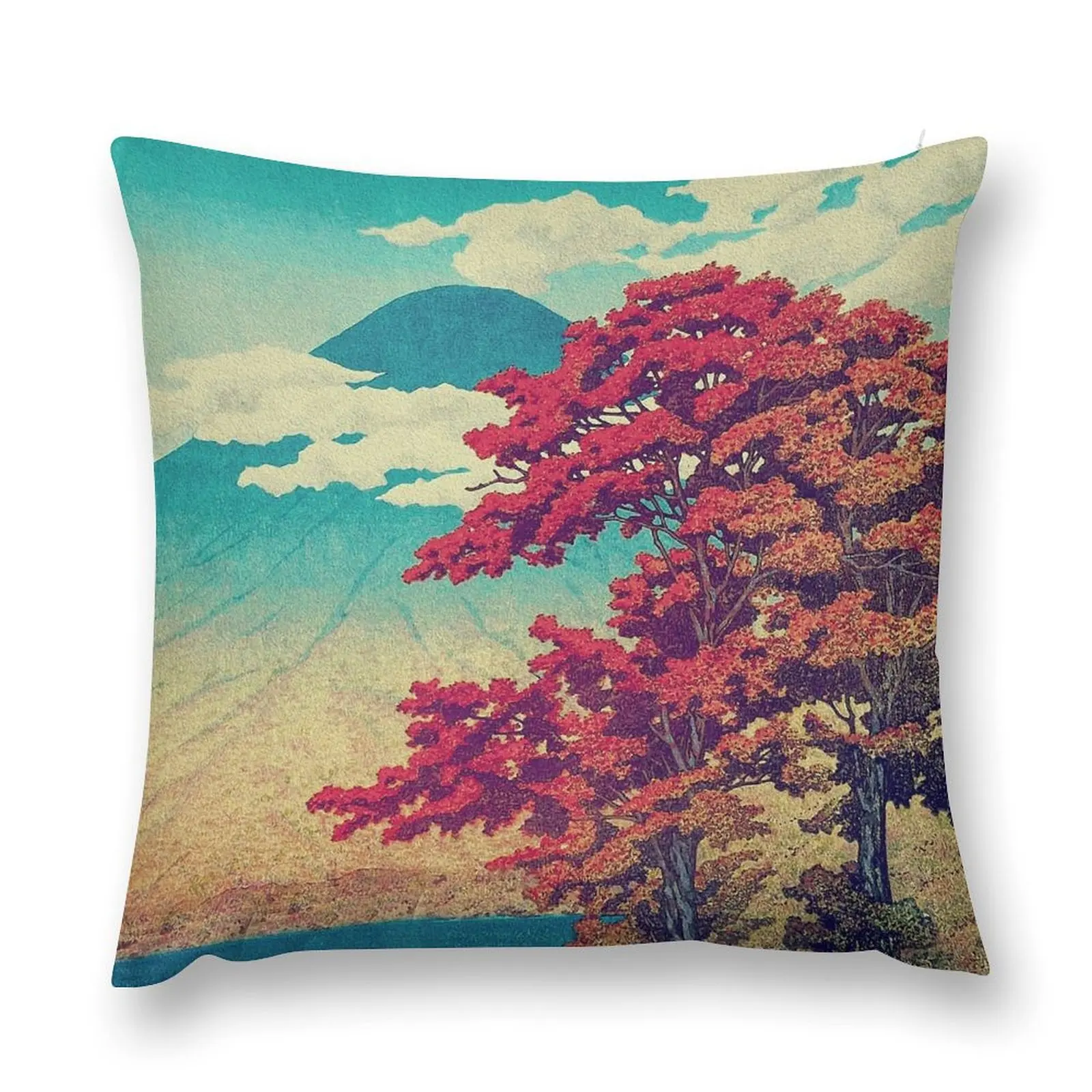 Новый год в Hisseii-природный ландшафт декоративная подушка