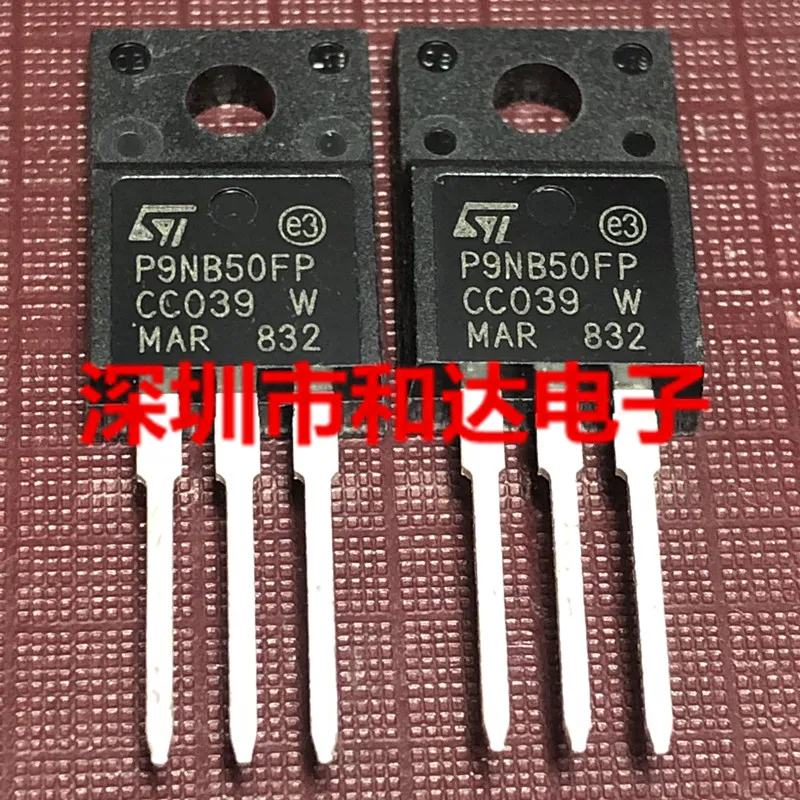 

10 piece P9NB50FP STP9NB50FP TO-220F 500V 8.6A