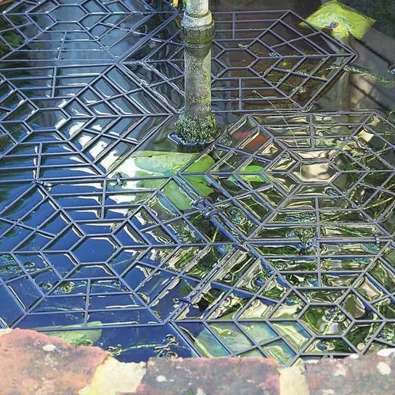 

20 Pcs Pond Guard Net Protector Pond Guard Netting Floating Hexagonal Net Connecting For Protecting Fish Floating Birds Ponds