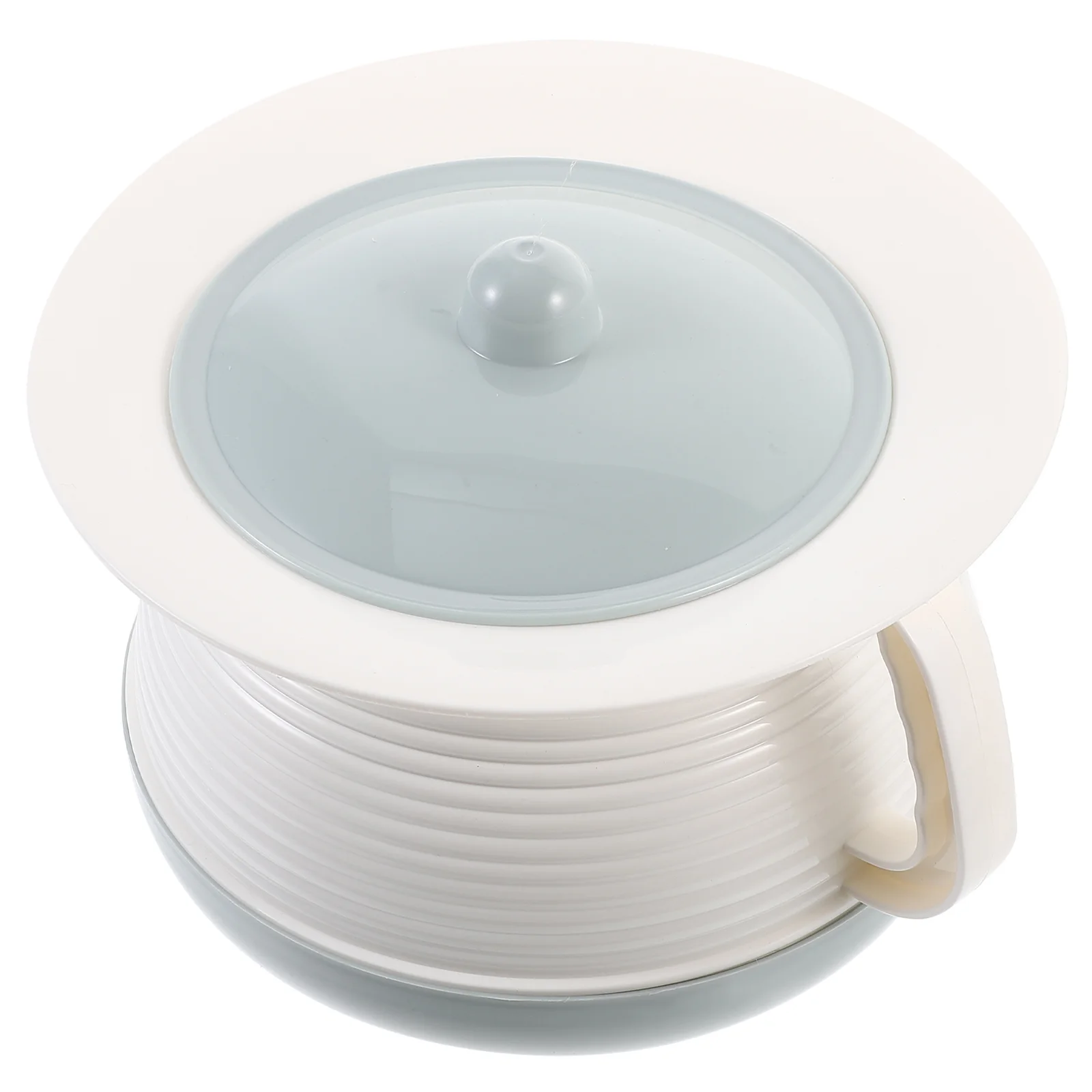 S Handheld Spittoon Cover Adult Bedpan Dustproof Plastic Urine Elderly Household Night