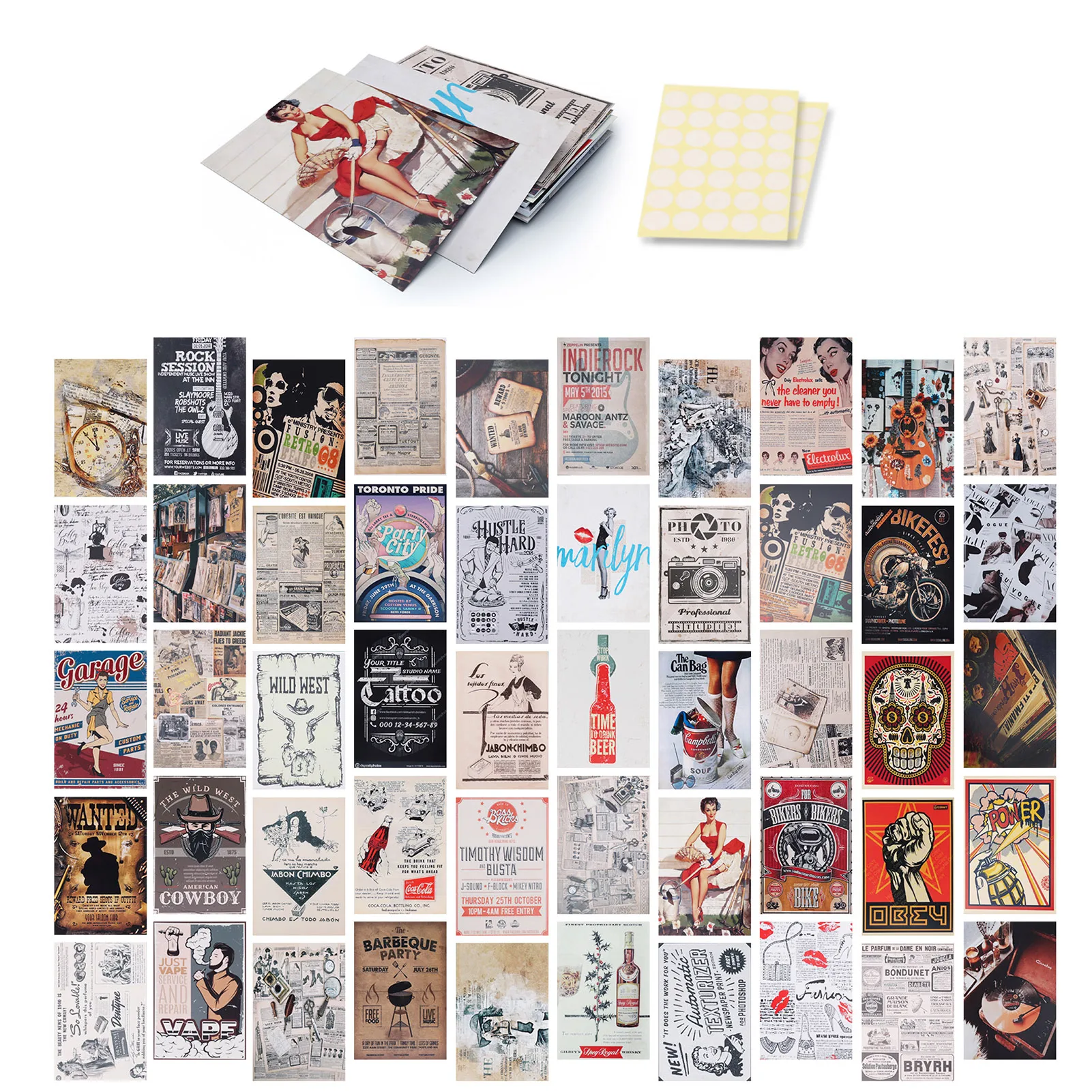 

Wall Collage Kit Aesthetic 50pcs Aesthetic Pictures Cottage Core Room Decor For Bedroom Aesthetic Picture Collage Kit For Wall