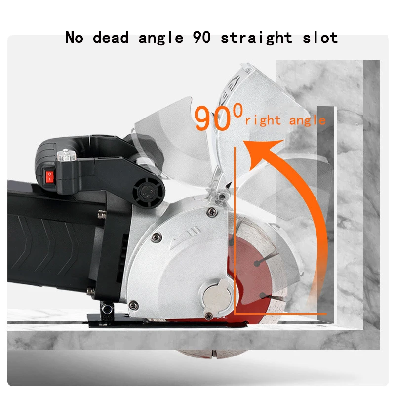 5500 Вт электрическая машина для резки стен стали бетона канавок 220 об/мин