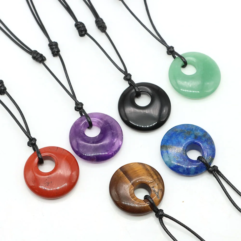 Хрустальные бусины с большим отверстием подвеска из натурального драгоценного