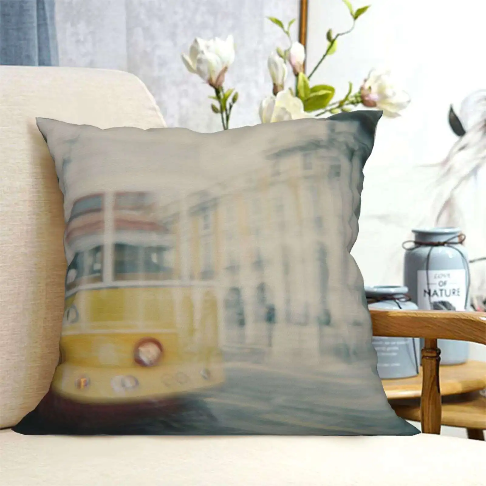 Чехол для диванной подушки с лампочкой № 28