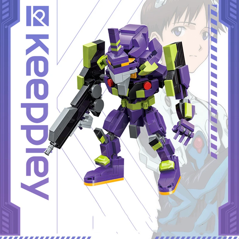 Keeppley строительные блоки из ЭВА собранная модель робота коллекция Kawaii украшения