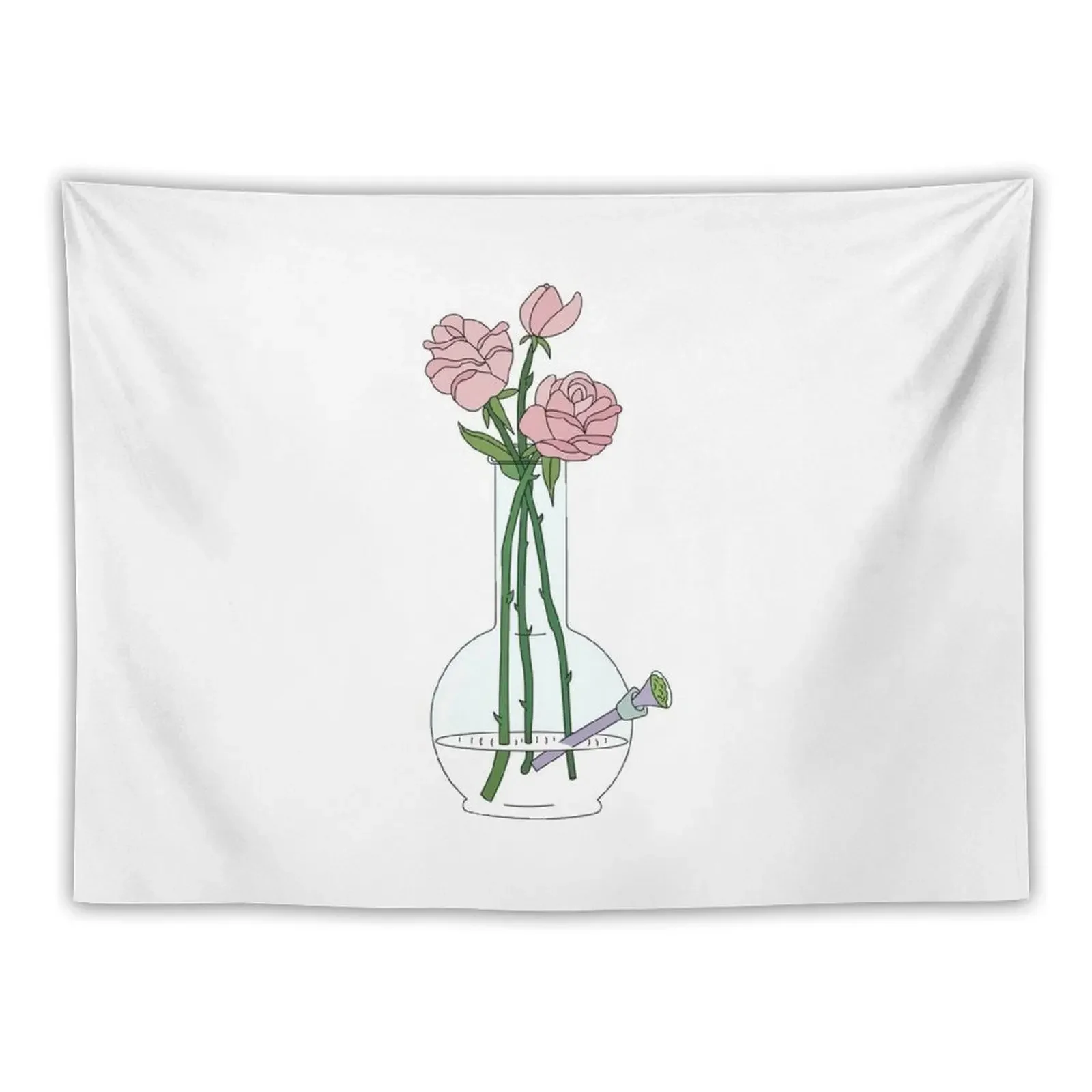 Гобелен с розами и Бонг украшение для дома настенный гобелен