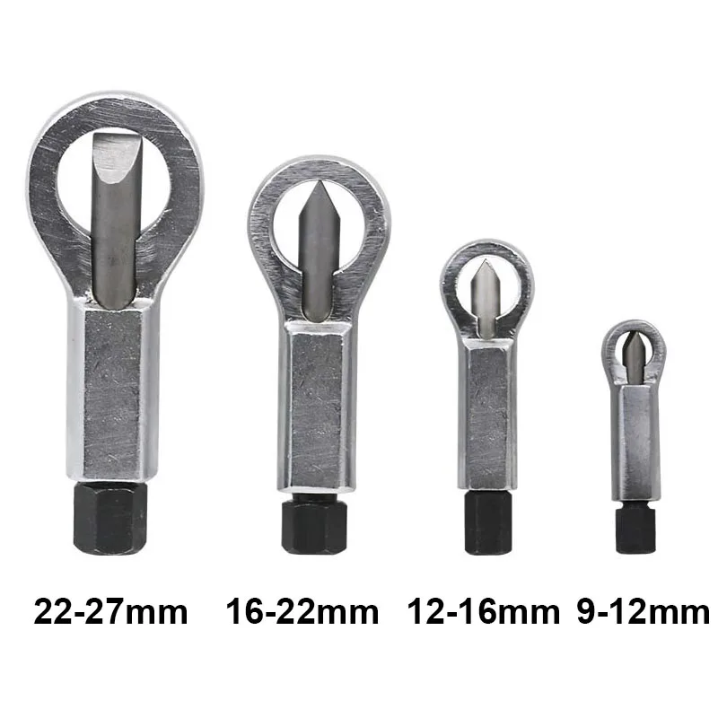 Damaged Rusty Nut Splitter Spanner Cracker Separator Bolt Nut Extractor Remove Cutter Tool Manual Pressure Tools Wrench Hex
