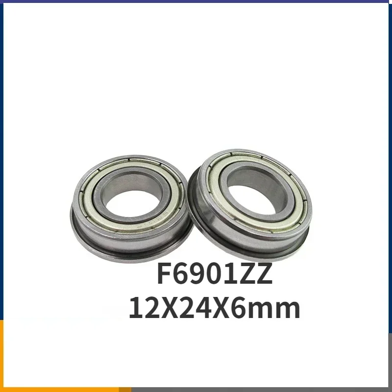 

12x24x6 мм высокоскоростной прецизионный фланцевый подшипник F6901ZZ