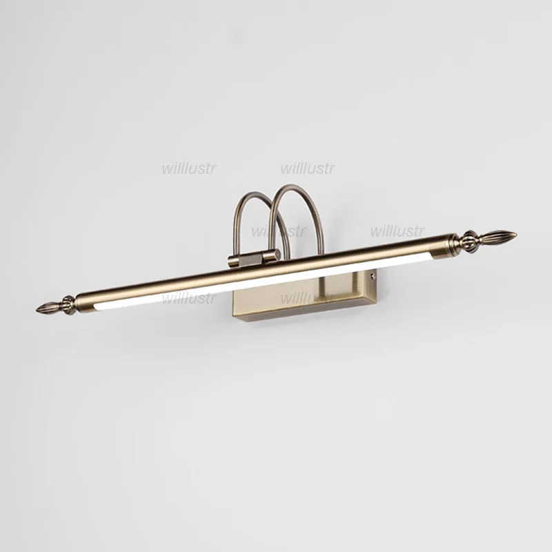 Креативная акриловая вращающаяся на 180 ° настенная лампа металлическое