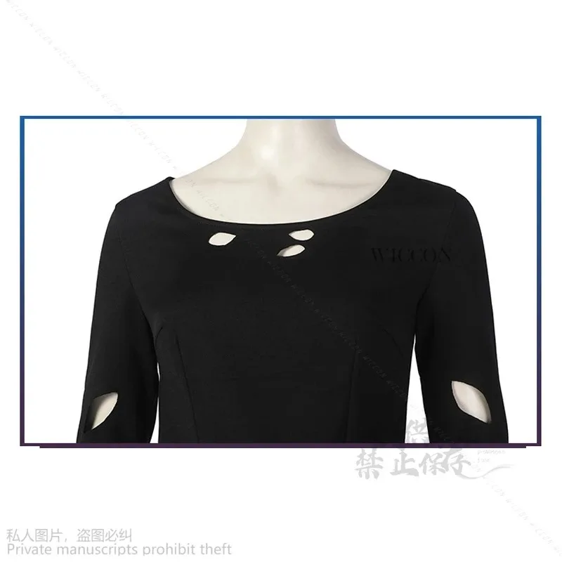 Фото CyValorant Fade Косплей Костюм Игра Взрослые Женщины Парики Пальто Брюки Пояс Сумка Пояс Обувь Сапоги Наряды Хэллоуин Карнавальная Вечеринка Костюм №1