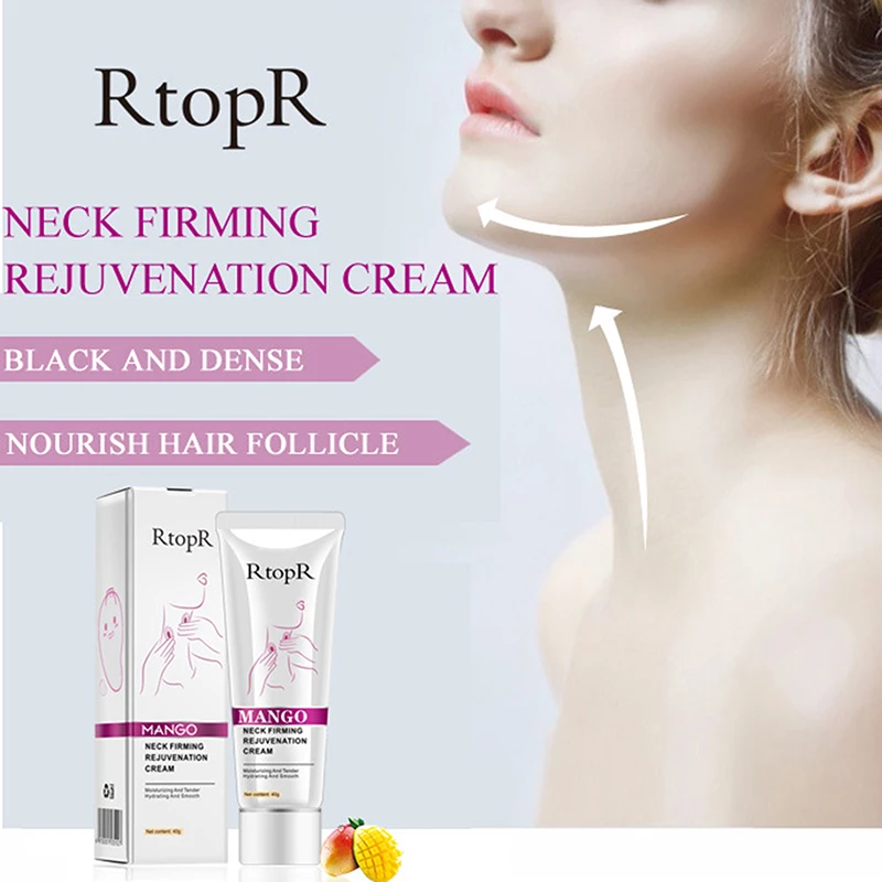 

RtopR Neck Firming Wrinkle Remover Cream Rejuvenation Firming Skin Whitening Moisturizing Shape Beauty Neck Skin Care Products