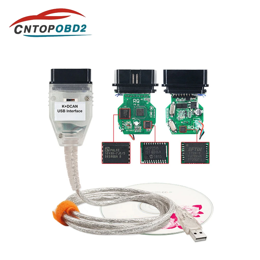 

Диагностический интерфейс с выключателем FTDI FT232RL для BMW, USB-интерфейс для BMW, подходит для BMW