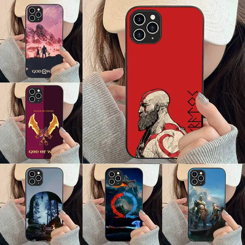 

God Of War Phone Case For Iphone 7 8 Plus X Xr Xs 11 12 13 Se2020 Mini 14 Promax Mobile Iphones Case