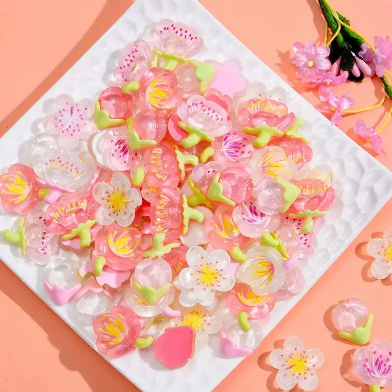 

10 шт. новые милые кавайные мини-мультяшные вишни с плоской задней частью, смоляные кабошоны для скрапбукинга, сделай сам, свадебная шпилька, аксессуары, ремесло A86