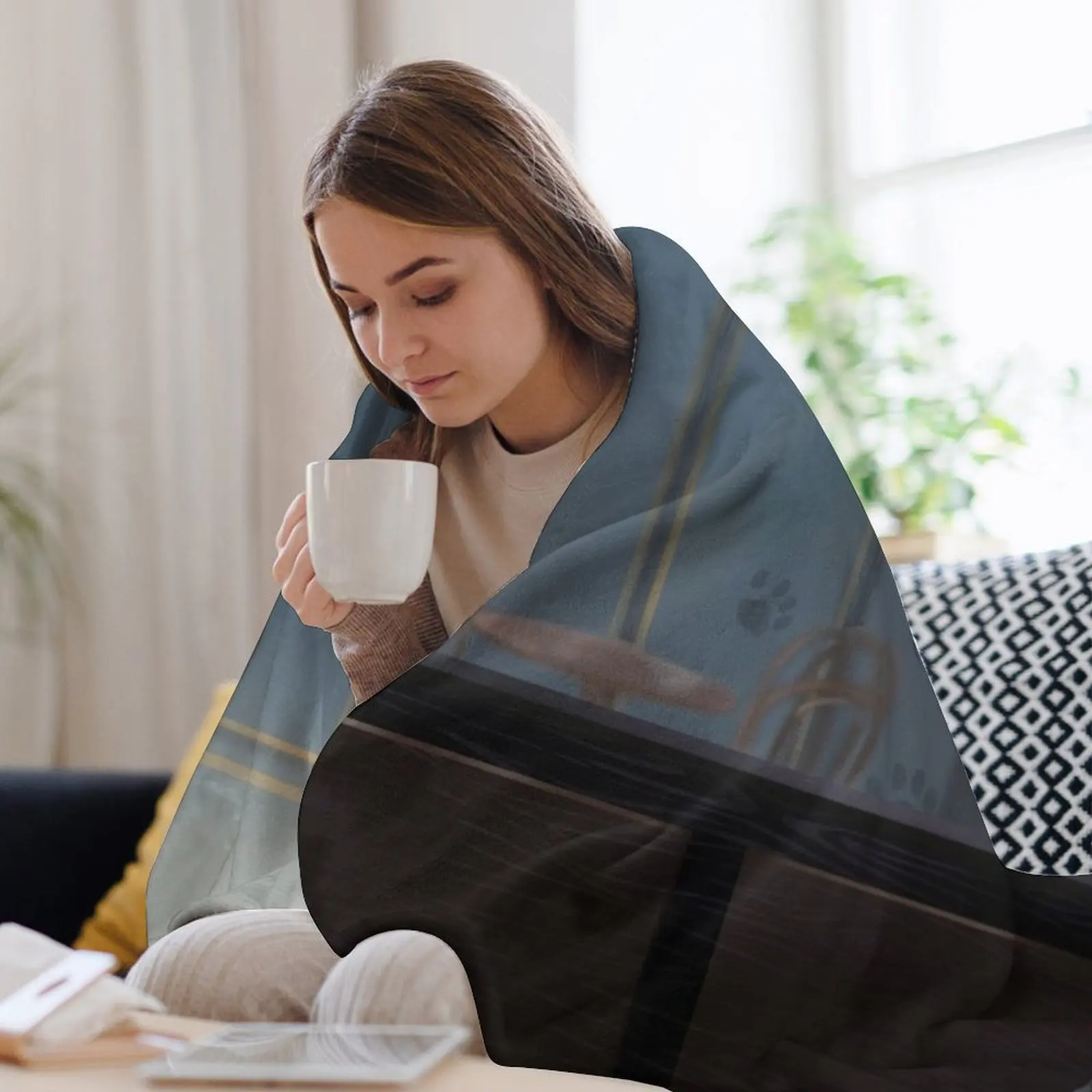 Одеяло для кафе Aizawa and Shinsou Cat летние рождественские украшения одеяла