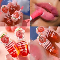 moisturizing lip gloss peach waterproof glossy long lasting not sticky color changing liquid lipstick makeup lip primer plumper