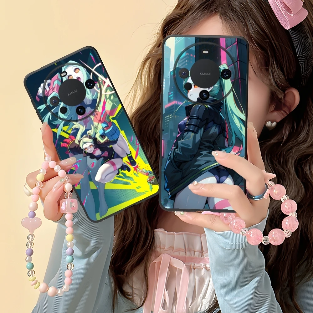 Чехол для мобильного телефона в стиле панк R-Rebecca Smart Huawei Mate 60 50 40 30 20 10 Pro Plus Lite E Φ