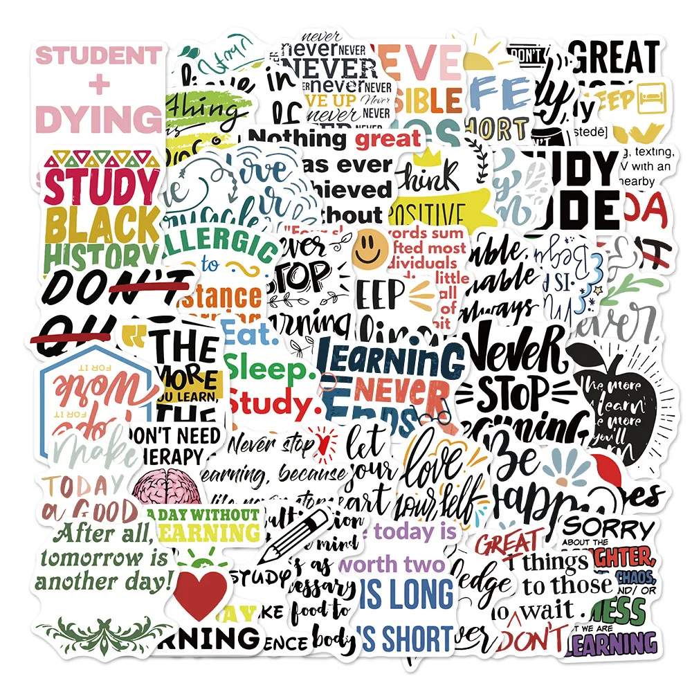 

10/50 шт., водонепроницаемые наклейки для ноутбука, холодильника