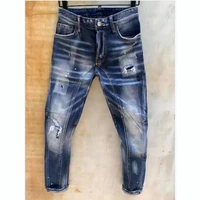 men dsquared2 jeans pencil pants motorcycle party casual trousers street clothing 2021 denim man clothin t131